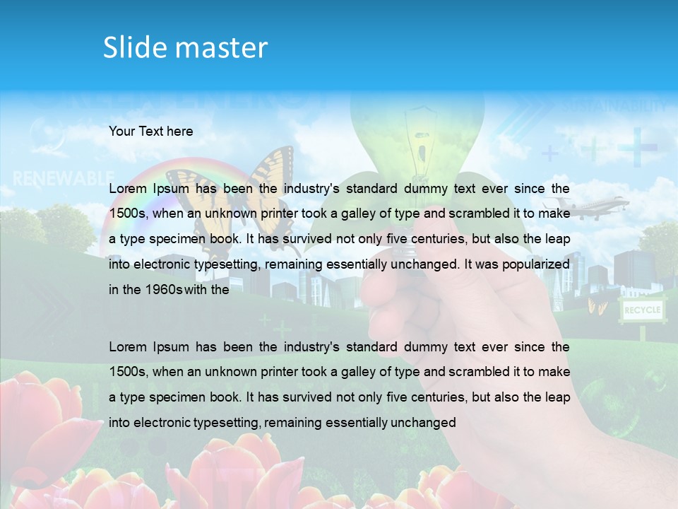 Renewable Energy Save PowerPoint Template