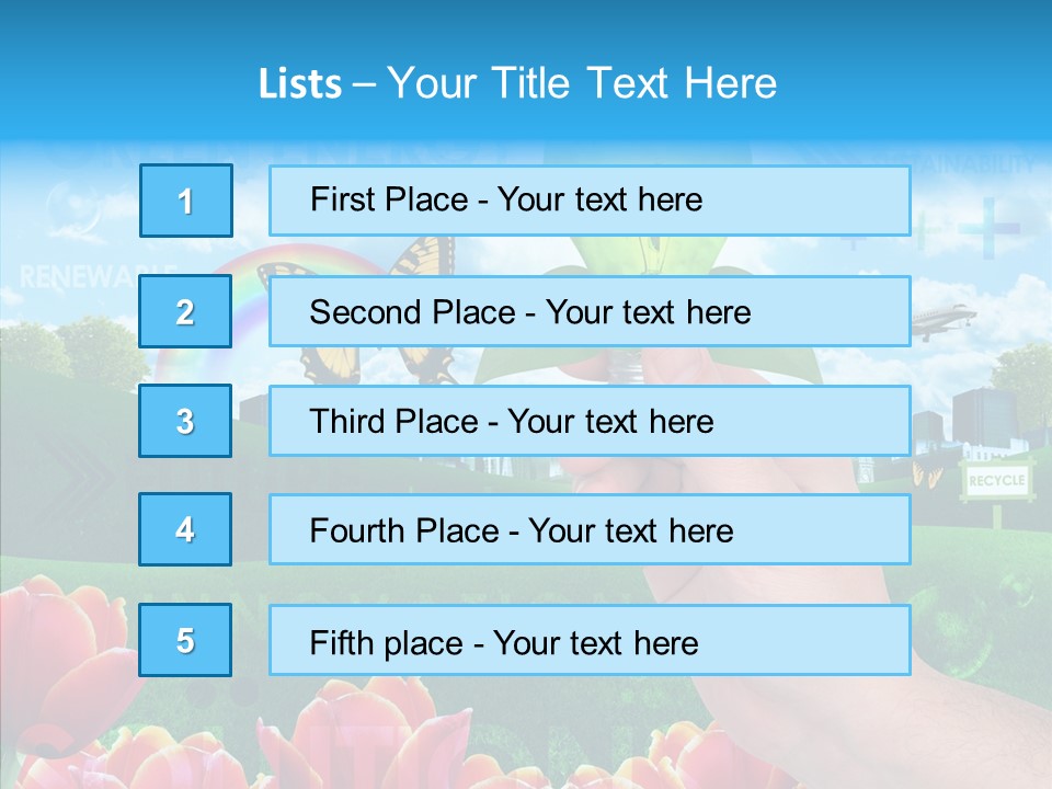 Renewable Energy Save PowerPoint Template