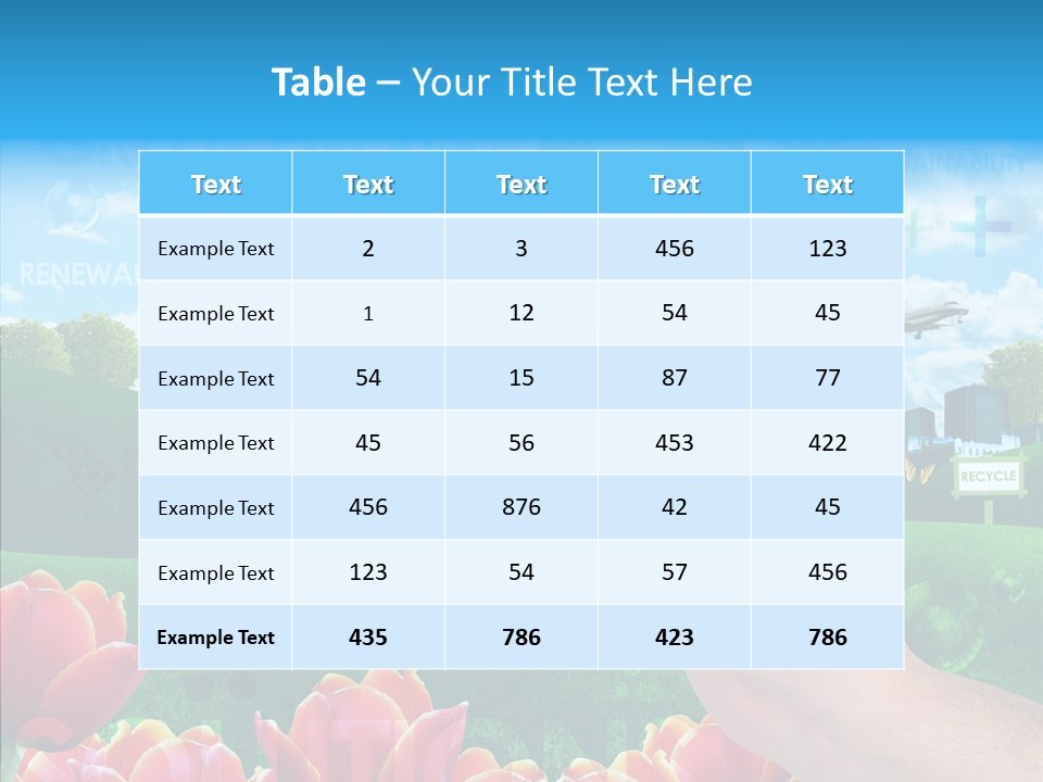 Renewable Energy Save PowerPoint Template