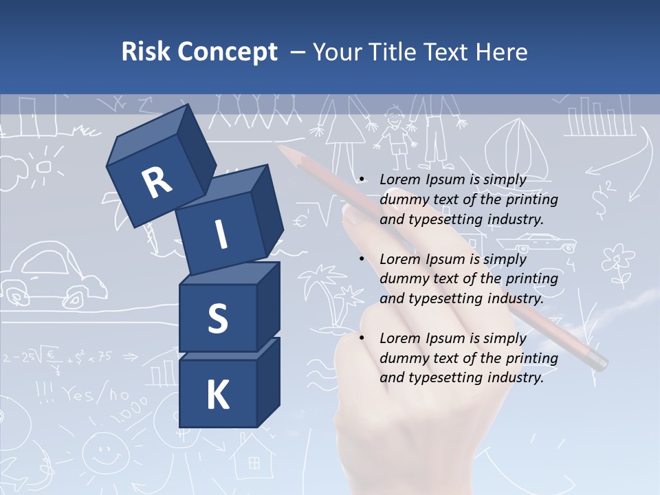 Advertising Face Danger PowerPoint Template