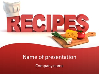 Cookbook Menu Cuisine PowerPoint Template