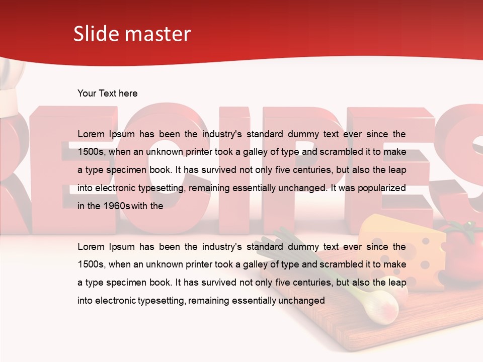 Cookbook Menu Cuisine PowerPoint Template