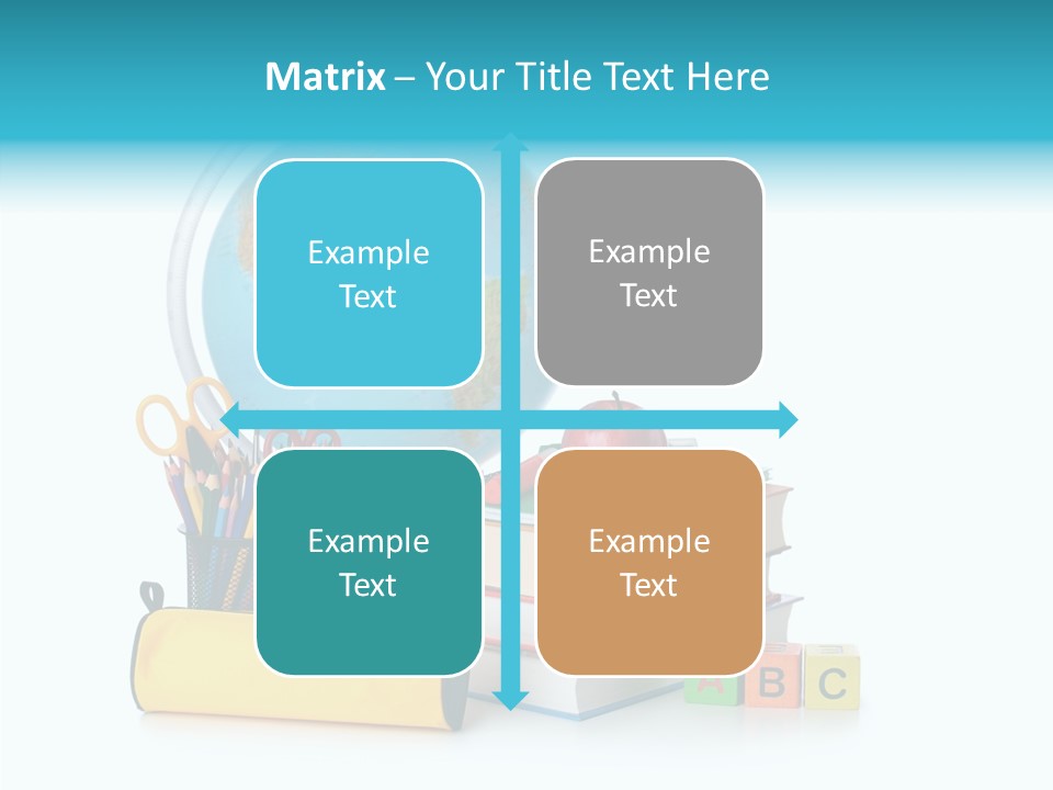 Desk Letter Clear PowerPoint Template