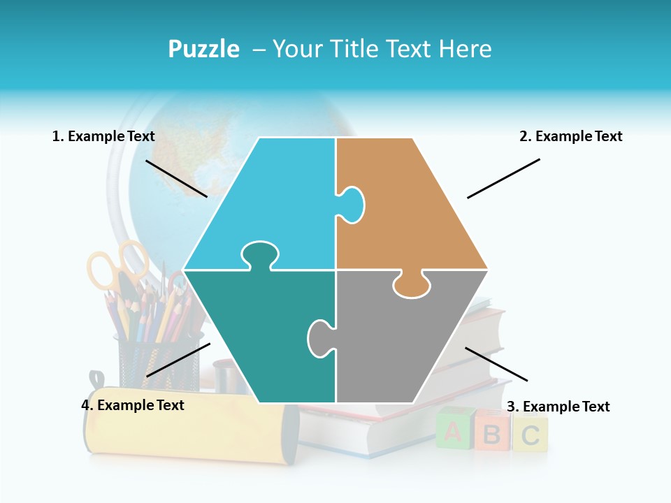 Desk Letter Clear PowerPoint Template