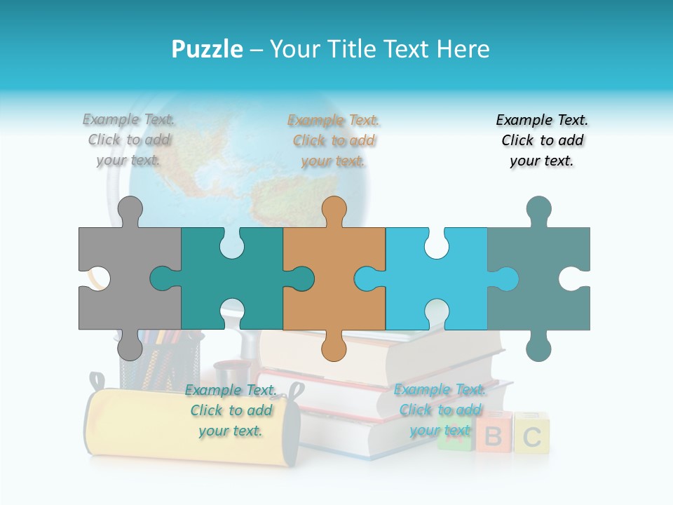 Desk Letter Clear PowerPoint Template