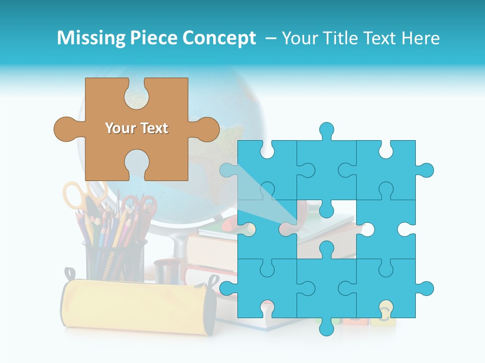 Desk Letter Clear PowerPoint Template