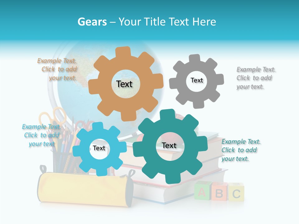 Desk Letter Clear PowerPoint Template