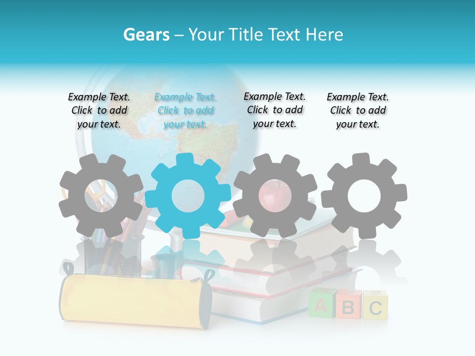 Desk Letter Clear PowerPoint Template