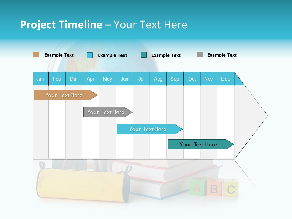 Desk Letter Clear PowerPoint Template