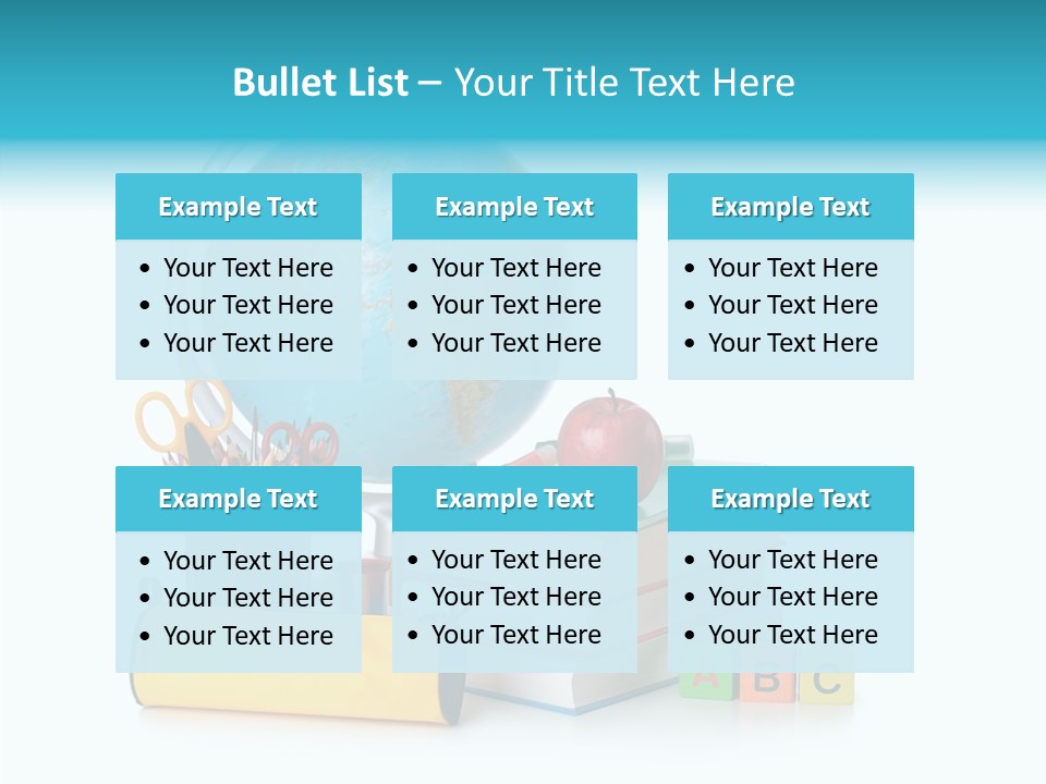 Desk Letter Clear PowerPoint Template