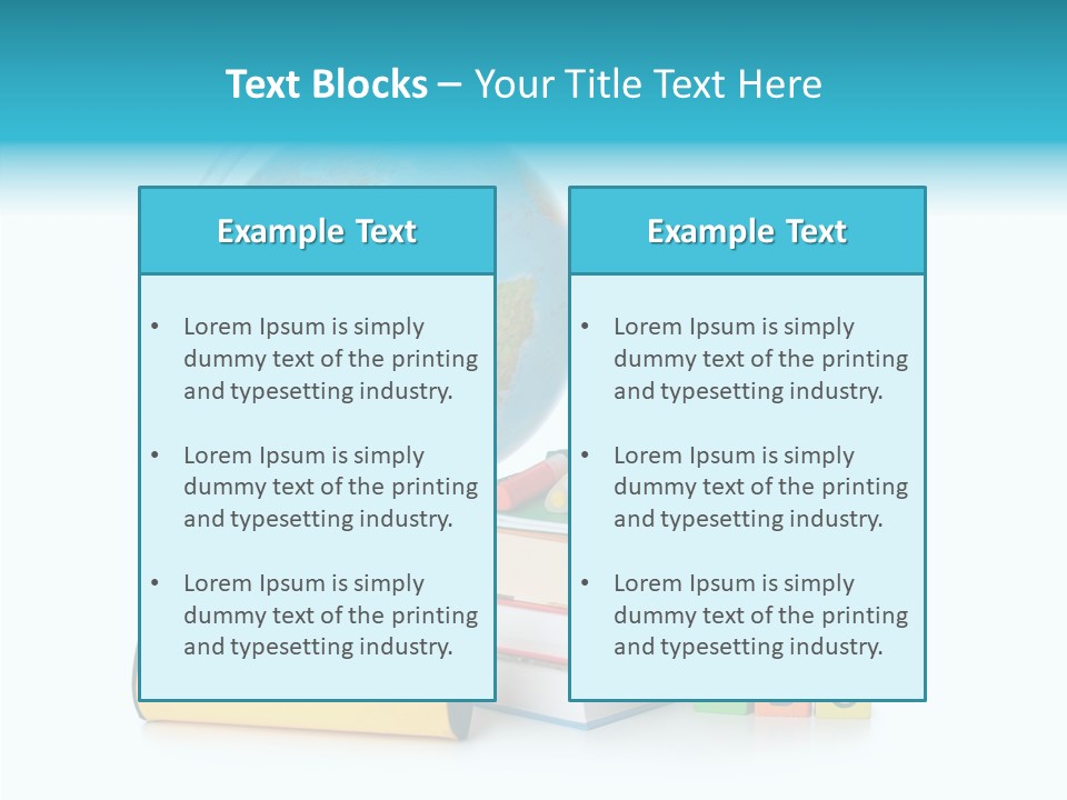 Desk Letter Clear PowerPoint Template