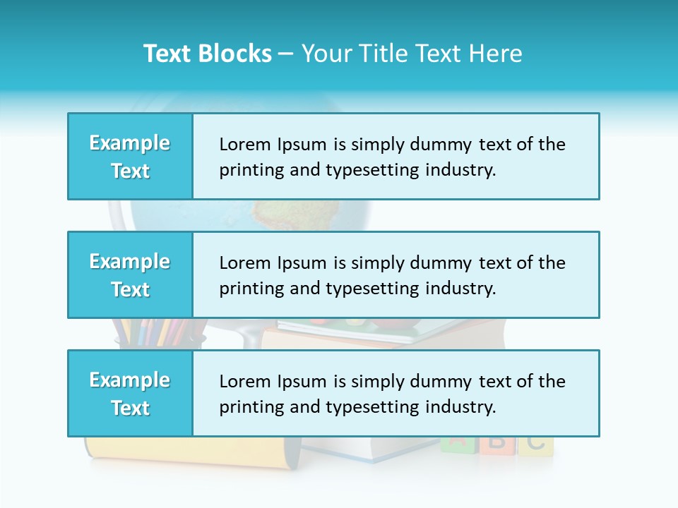 Desk Letter Clear PowerPoint Template