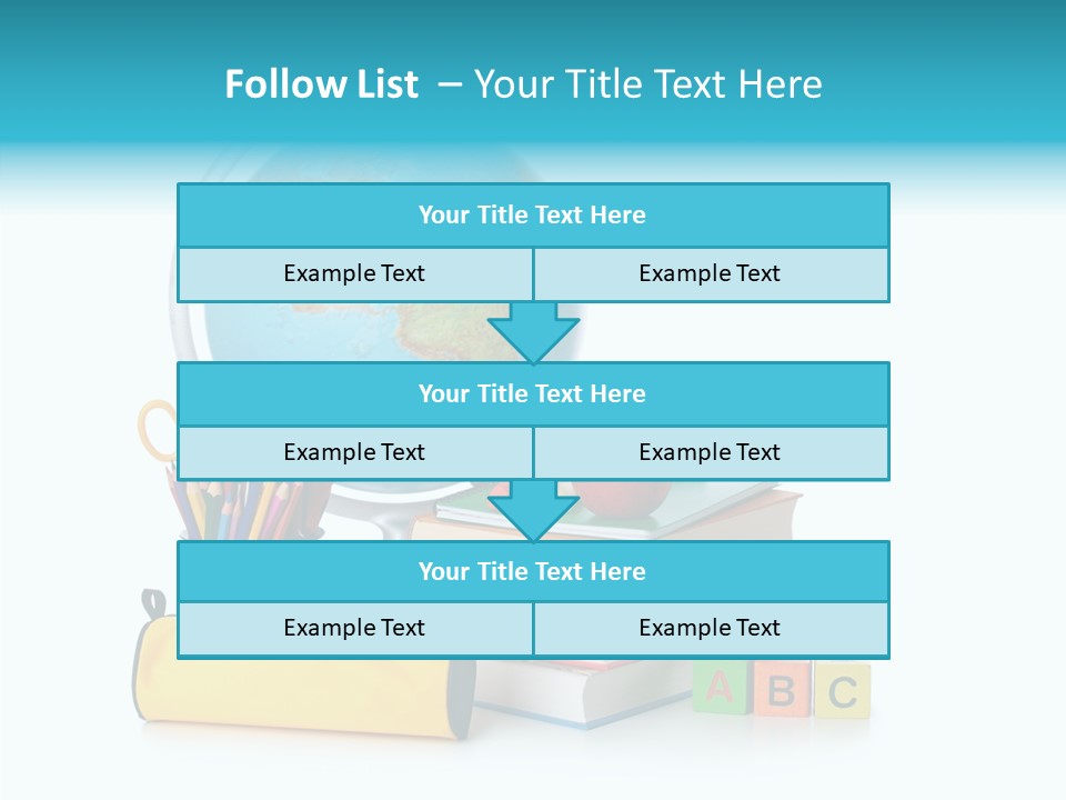 Desk Letter Clear PowerPoint Template