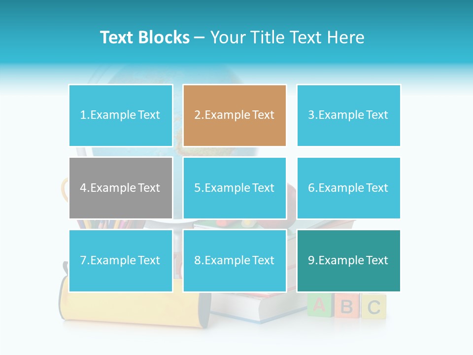 Desk Letter Clear PowerPoint Template