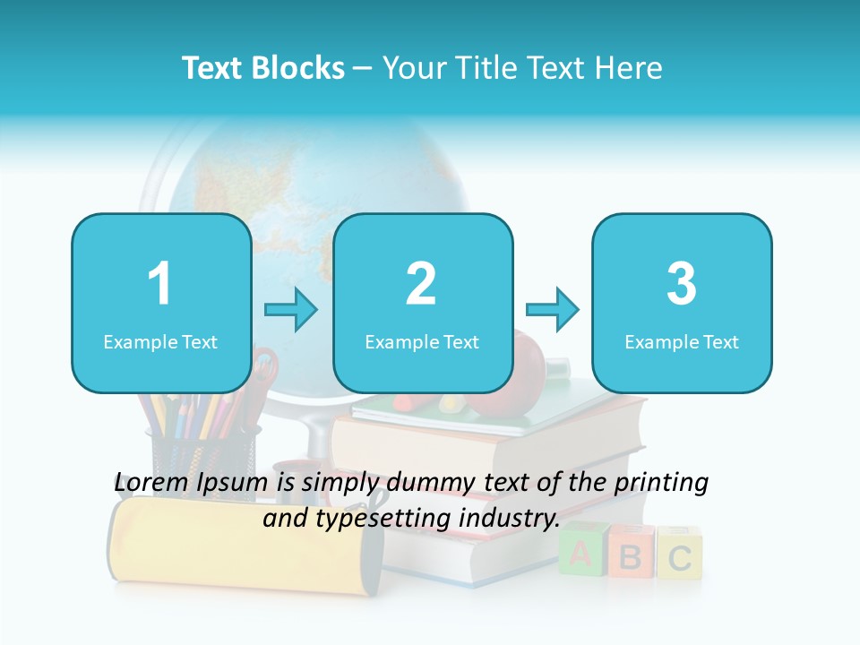 Desk Letter Clear PowerPoint Template