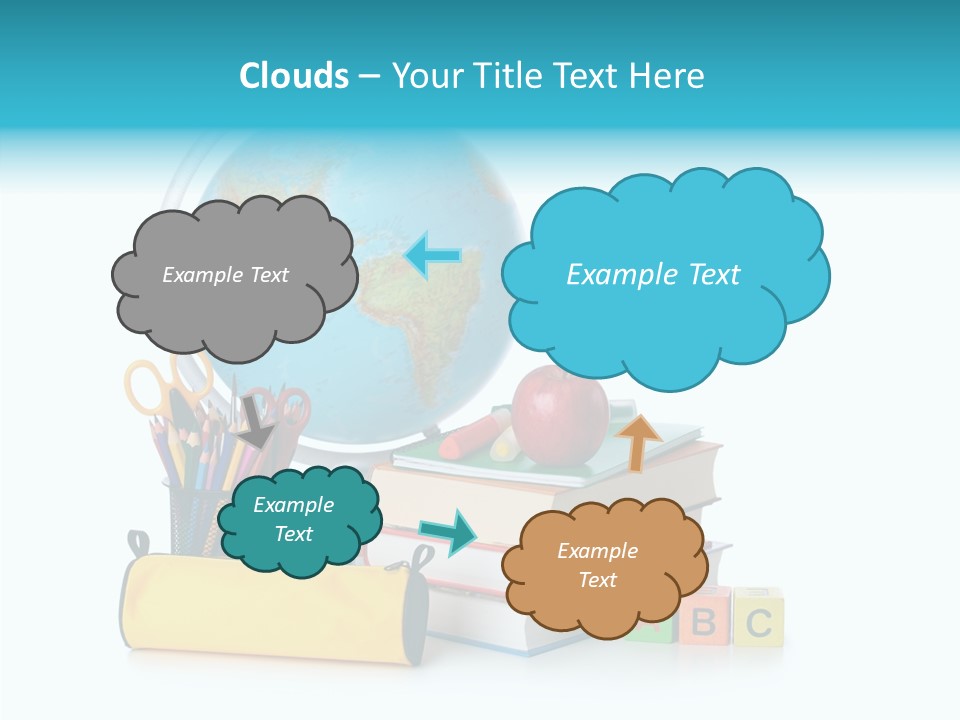 Desk Letter Clear PowerPoint Template