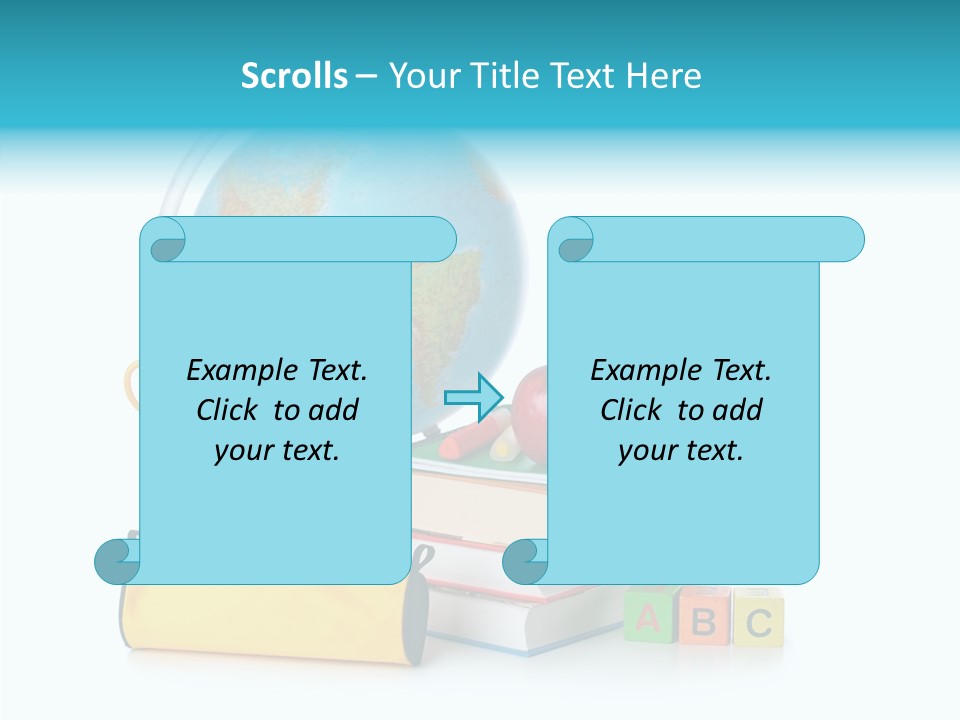 Desk Letter Clear PowerPoint Template