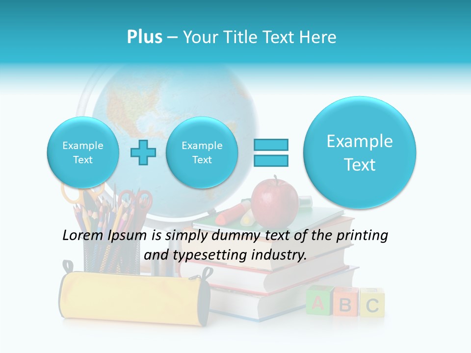 Desk Letter Clear PowerPoint Template