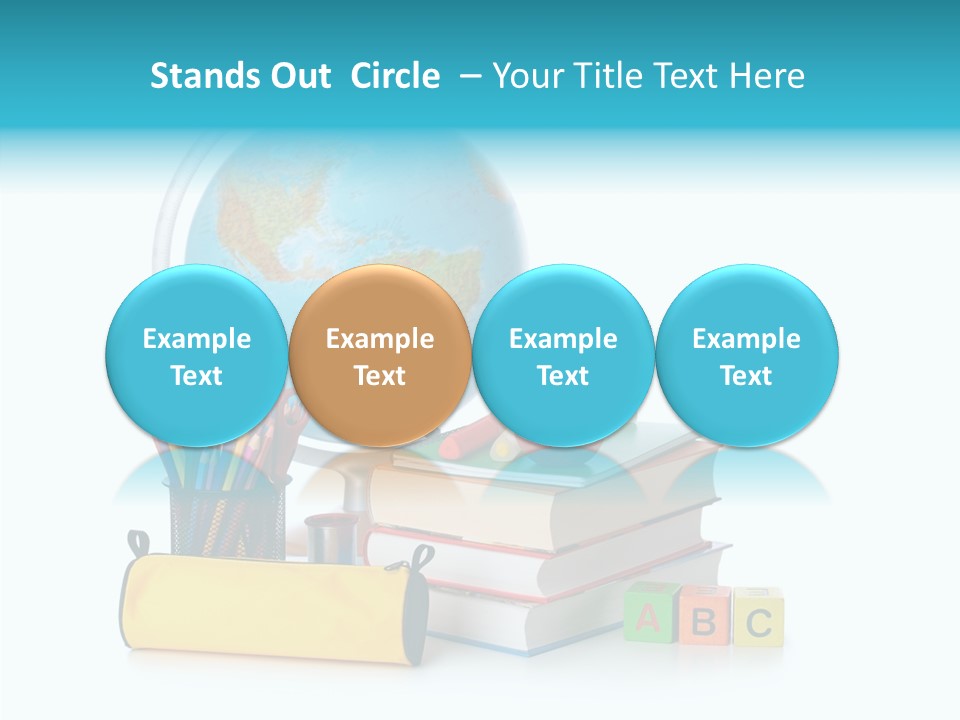 Desk Letter Clear PowerPoint Template