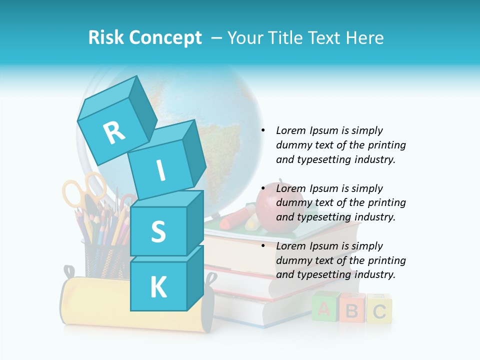 Desk Letter Clear PowerPoint Template