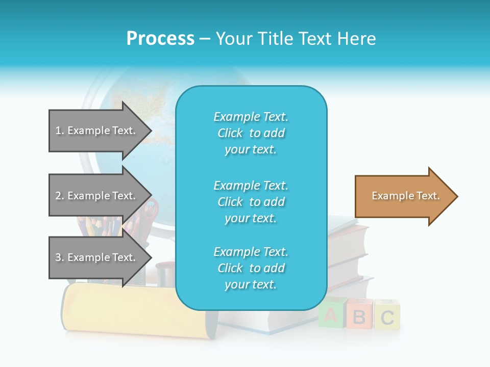 Desk Letter Clear PowerPoint Template