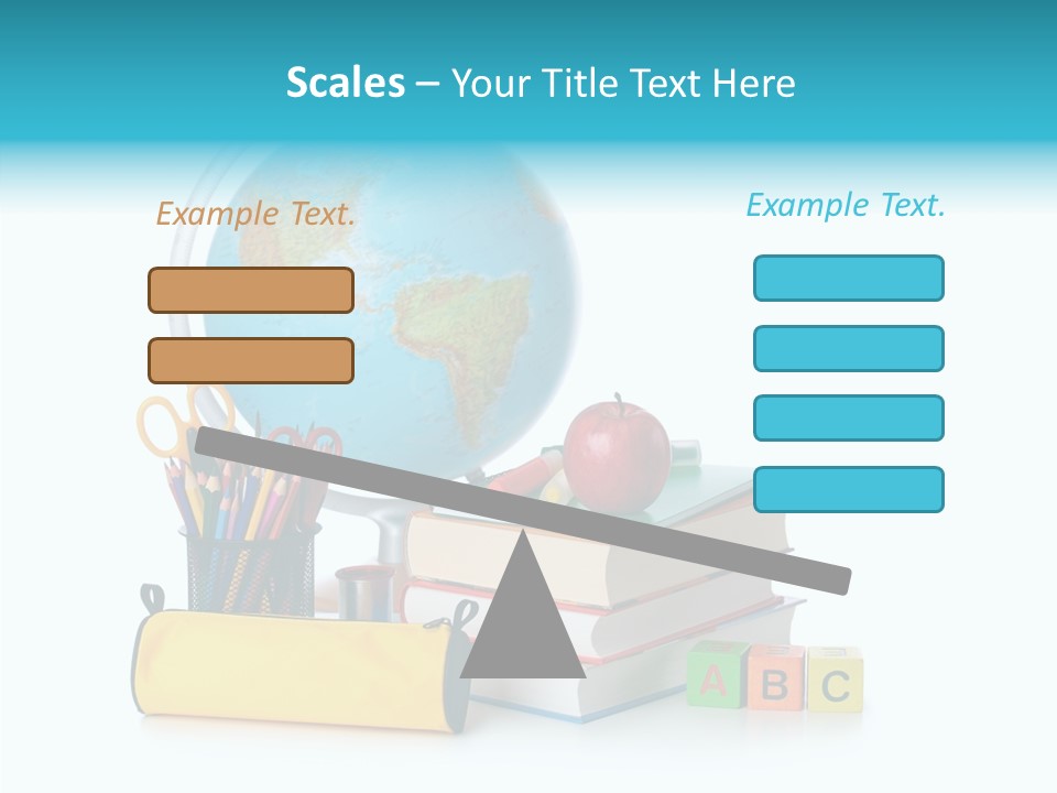 Desk Letter Clear PowerPoint Template