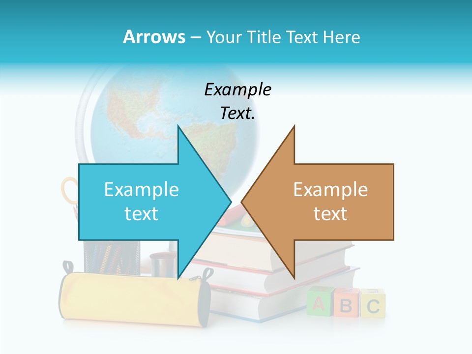 Desk Letter Clear PowerPoint Template