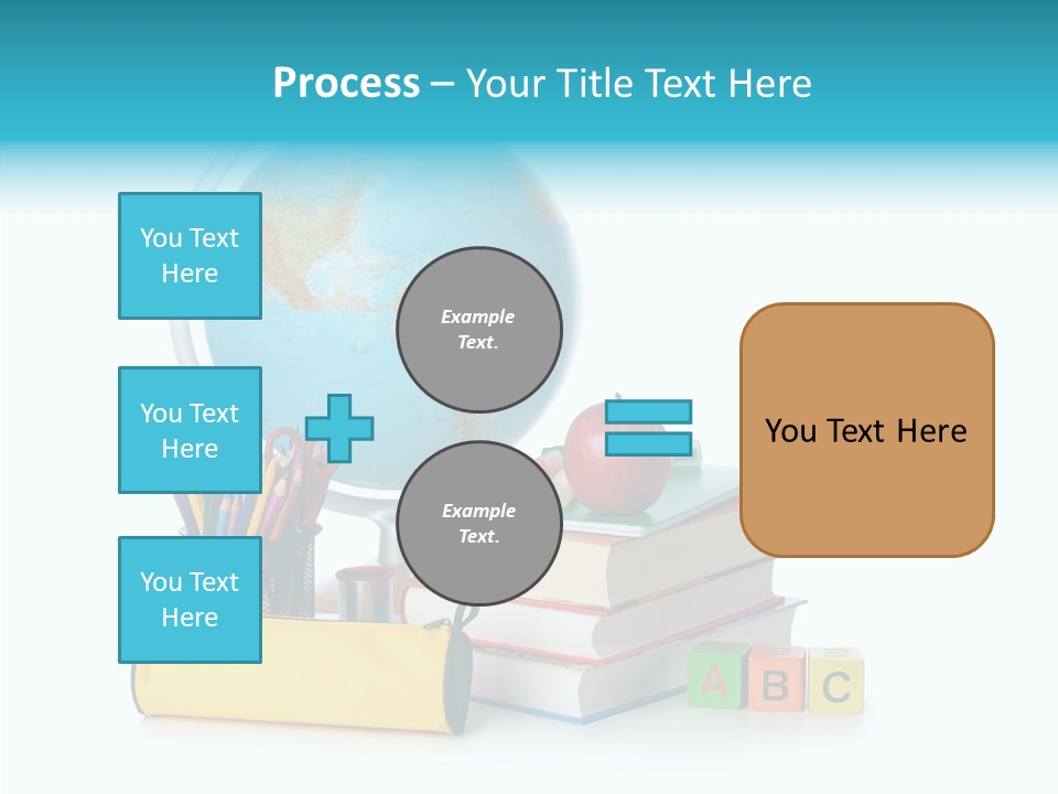 Desk Letter Clear PowerPoint Template
