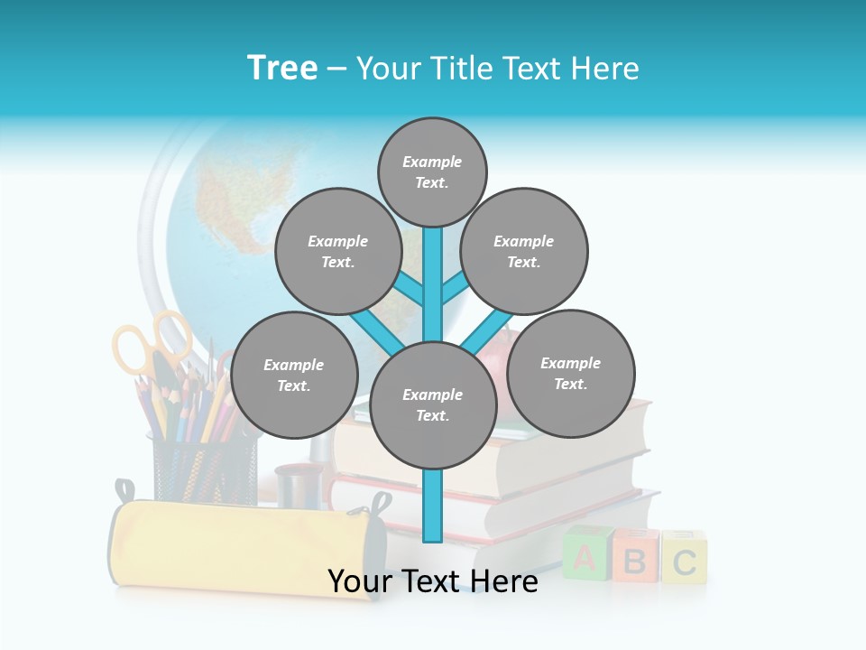 Desk Letter Clear PowerPoint Template