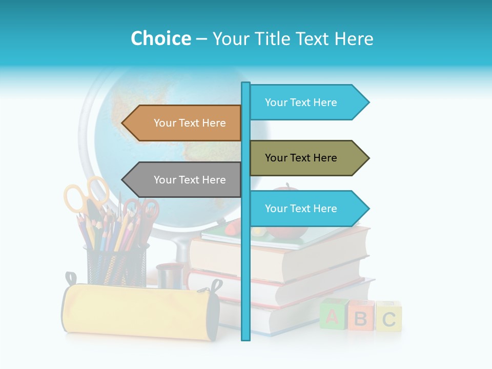 Desk Letter Clear PowerPoint Template