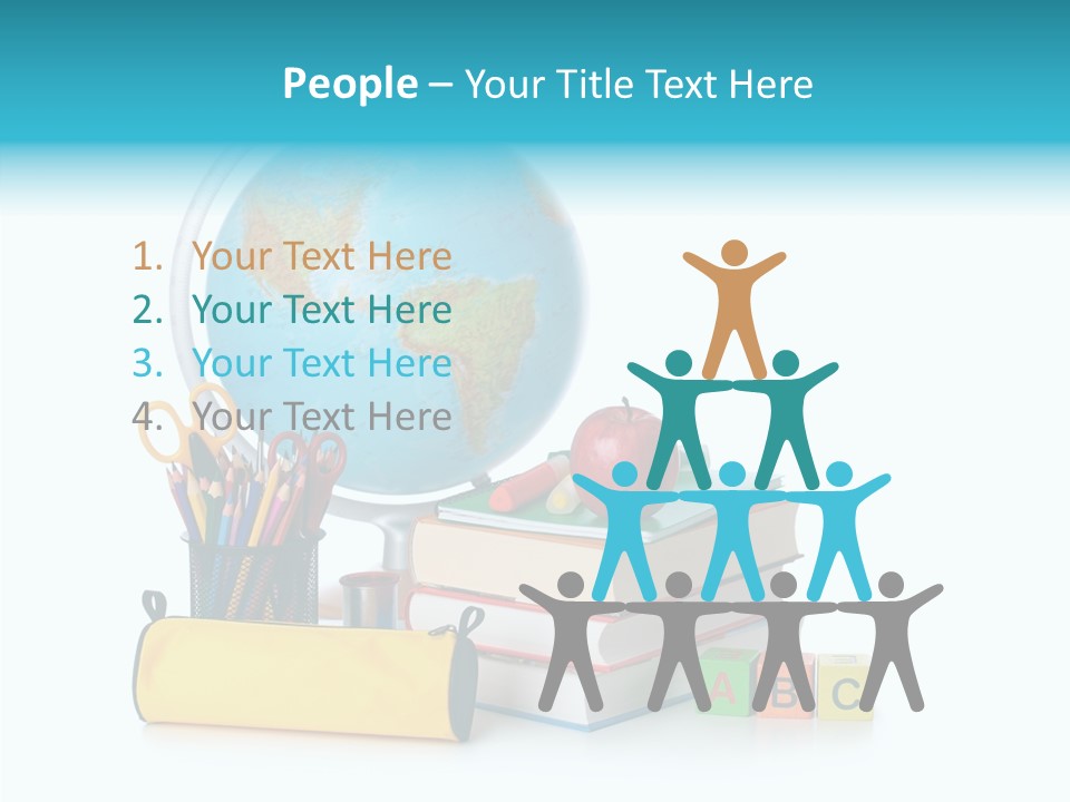 Desk Letter Clear PowerPoint Template