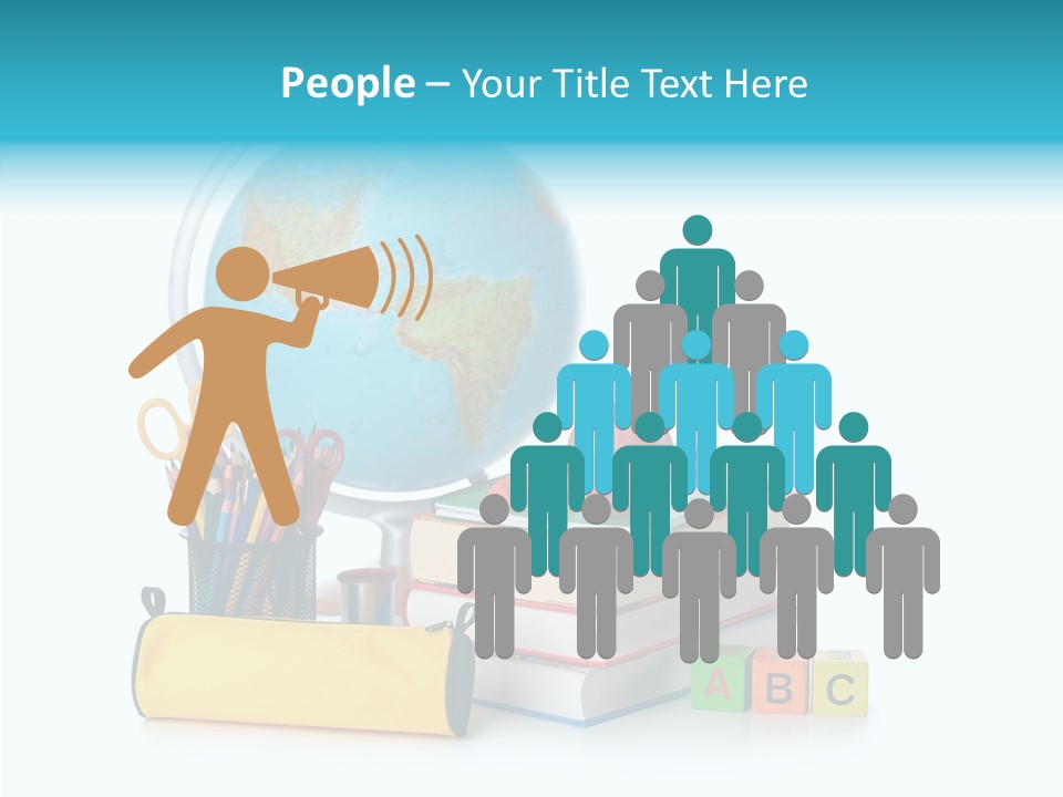 Desk Letter Clear PowerPoint Template