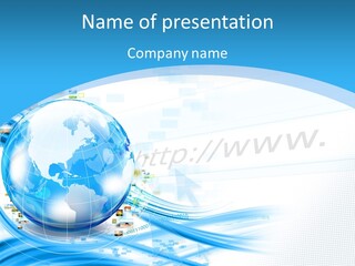 Abstract Background Wireless PowerPoint Template