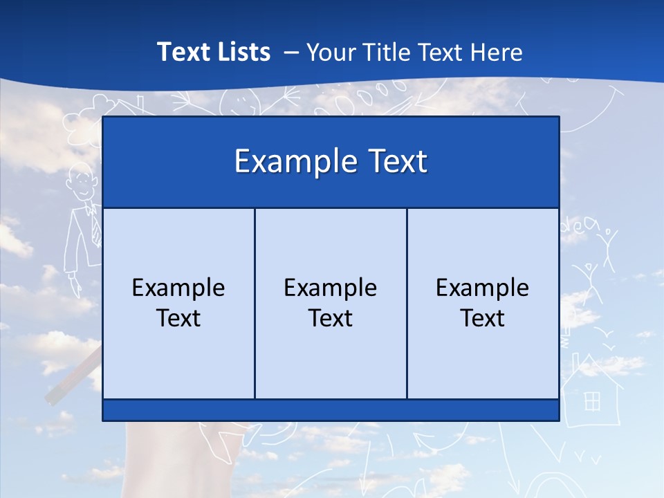 Palmen Insel Pool PowerPoint Template
