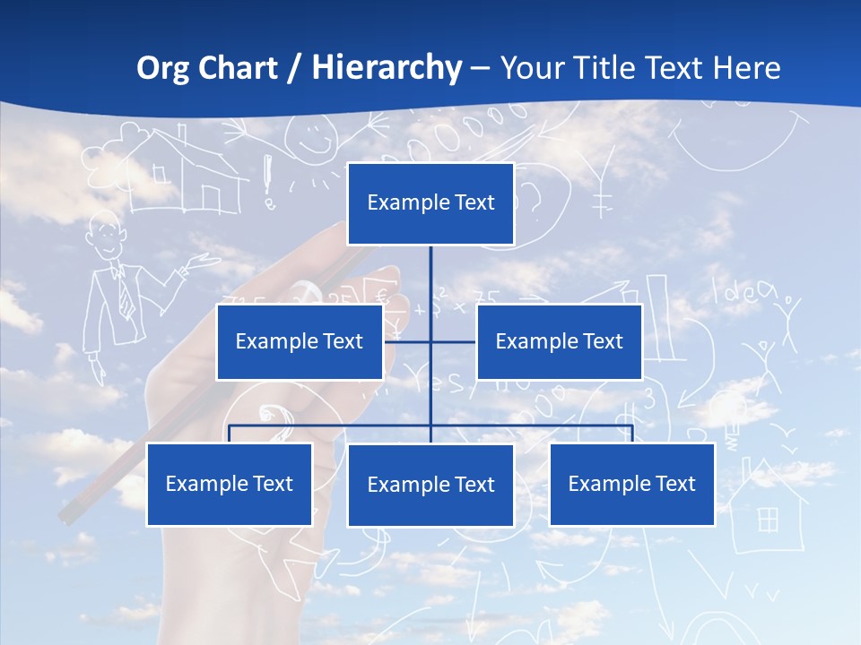 Palmen Insel Pool PowerPoint Template