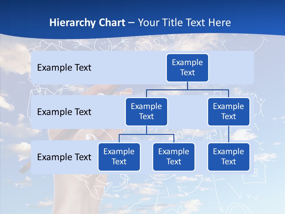 Palmen Insel Pool PowerPoint Template
