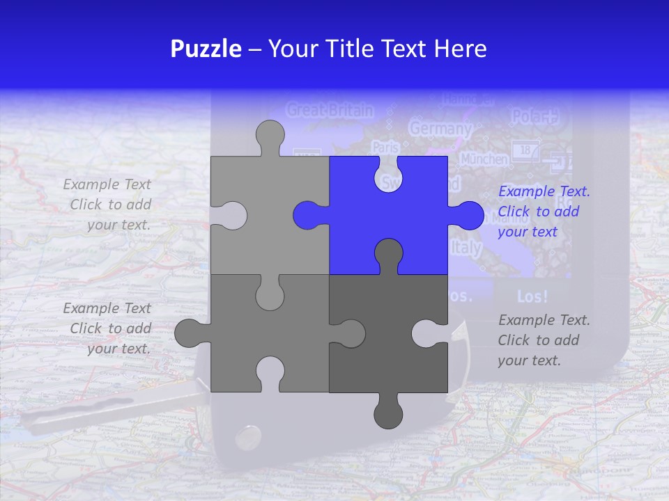 Navigate Control Vacation PowerPoint Template