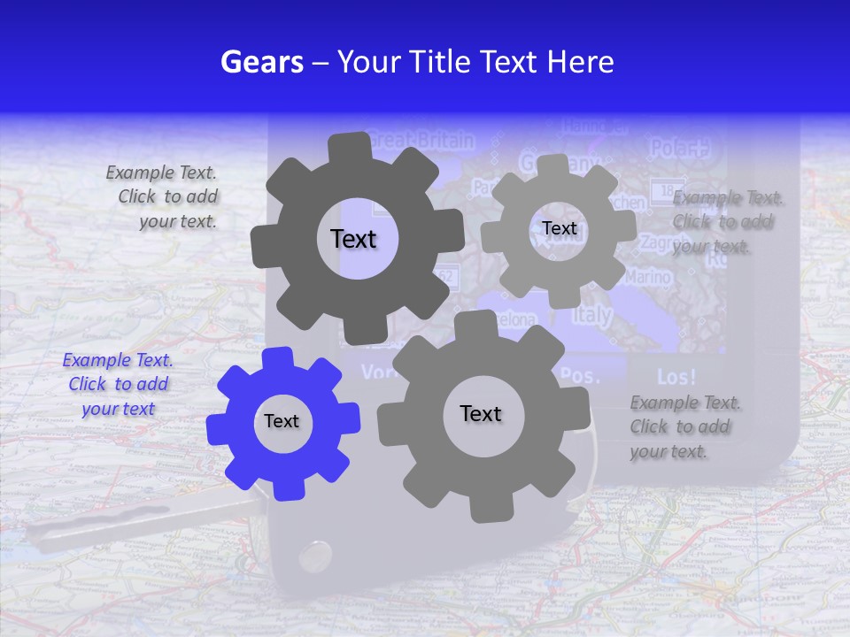 Navigate Control Vacation PowerPoint Template