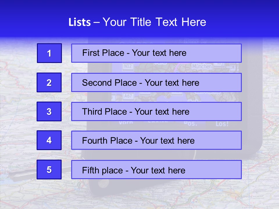 Navigate Control Vacation PowerPoint Template