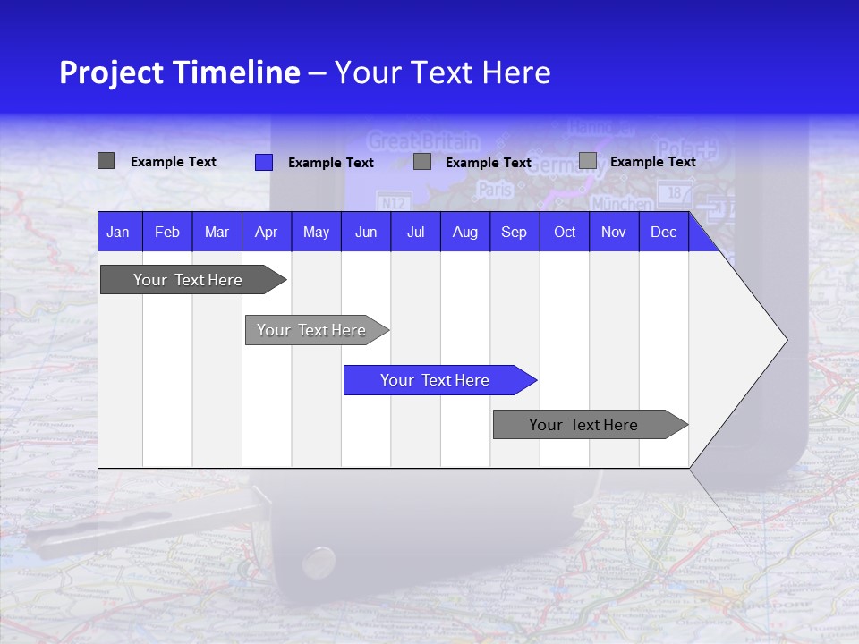 Navigate Control Vacation PowerPoint Template