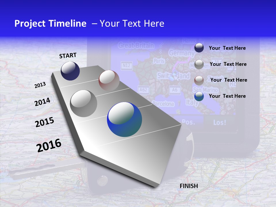 Navigate Control Vacation PowerPoint Template