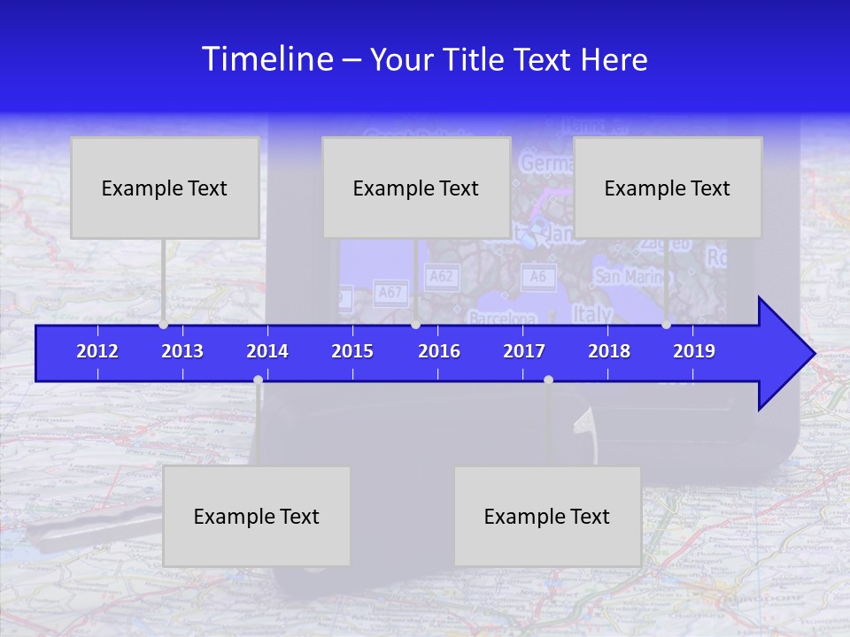 Navigate Control Vacation PowerPoint Template