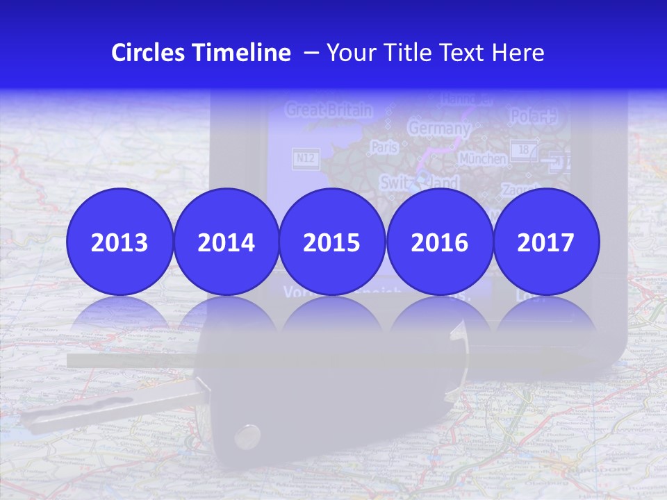 Navigate Control Vacation PowerPoint Template