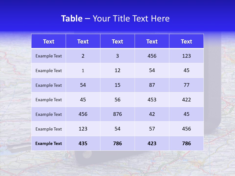 Navigate Control Vacation PowerPoint Template