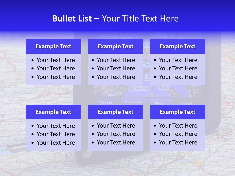 Navigate Control Vacation PowerPoint Template