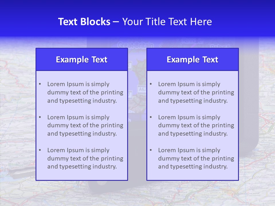 Navigate Control Vacation PowerPoint Template