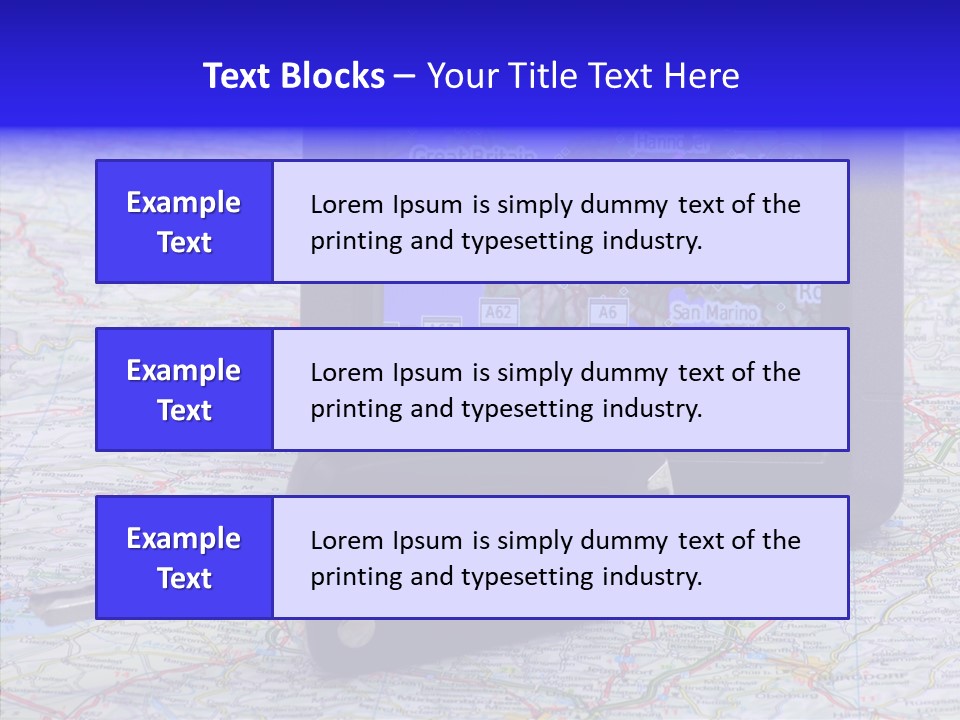 Navigate Control Vacation PowerPoint Template