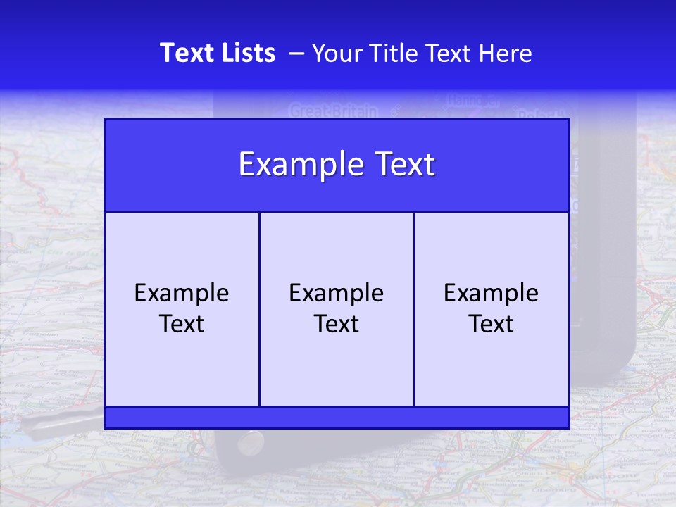 Navigate Control Vacation PowerPoint Template