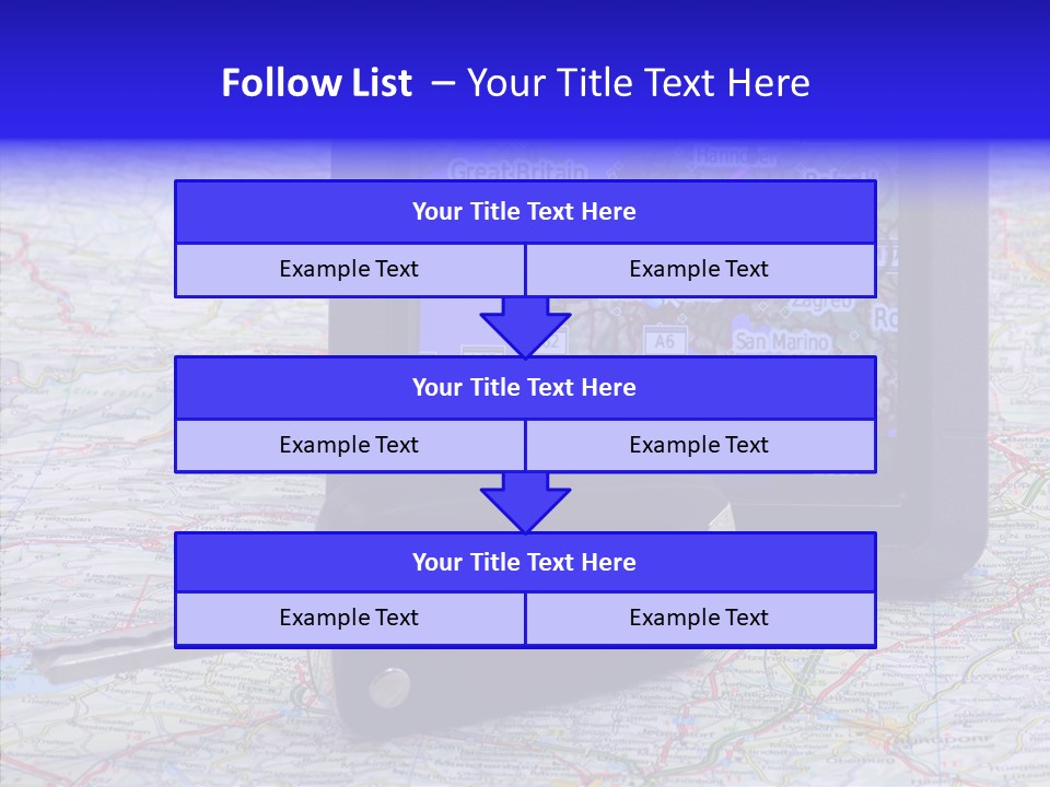 Navigate Control Vacation PowerPoint Template