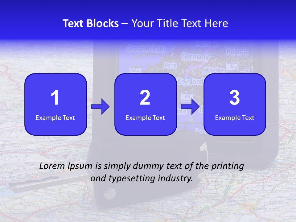 Navigate Control Vacation PowerPoint Template